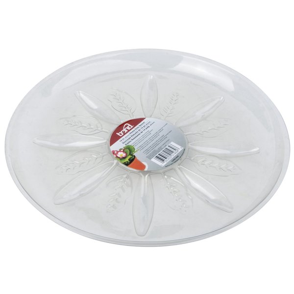 Bond Manufacturing 14 in. D Plastic Plant Saucer Clear CVS014HD